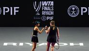 Hsieh Su-wei and Jelena Ostapenko, WTA Finals 2025