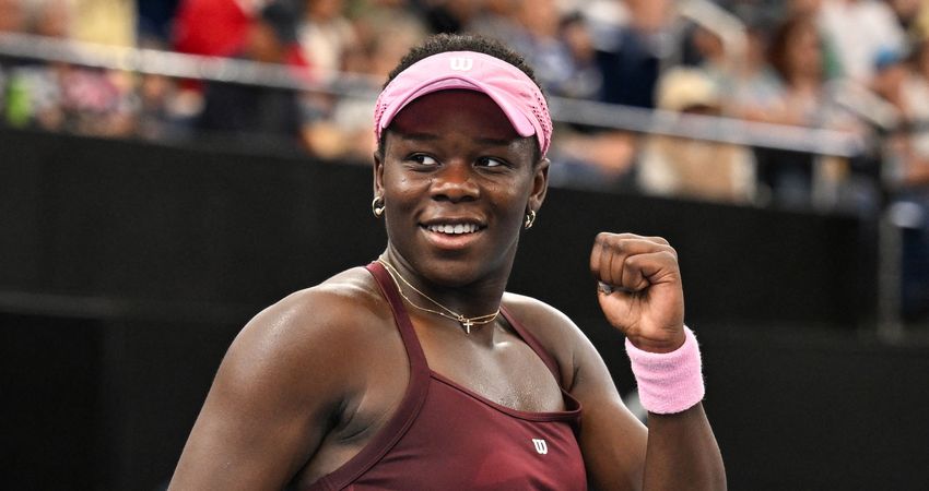 Victoria Mboko, 2026 Adelaide semifinals (Getty)