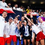 Poland team photo post Semifinal win at UC 2026