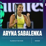 aryna sabalenka player of the year 2025